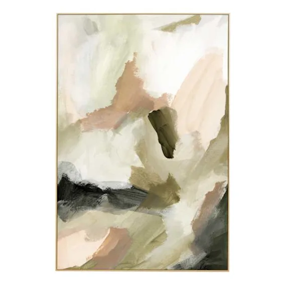 Willa Green 2 Box Framed Canvas in 92 x 137cm