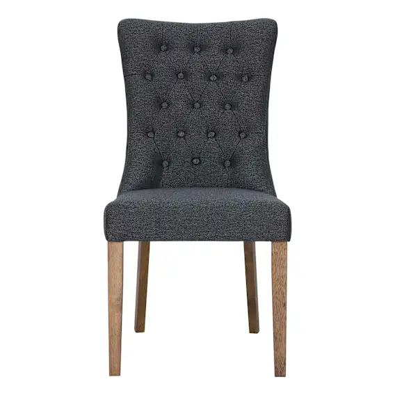 Xavier Dining Chair in Grey / Mangowood Stain